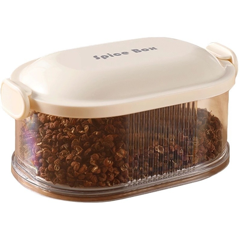 19d0fcd0-da7c-430c-80b0-67c1f011ceac_trans.jpeg Spice Storage Box Household Kitchen Spice Jar Dry Material Sealed Jar - Image 5
